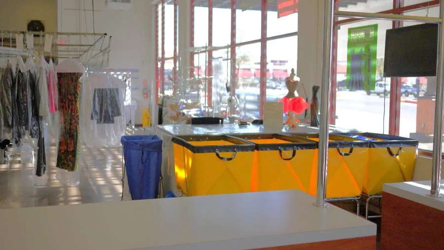 Phantom Cleaners Tropicana location interior